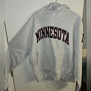 Gray University Of Minnesota Hoodie